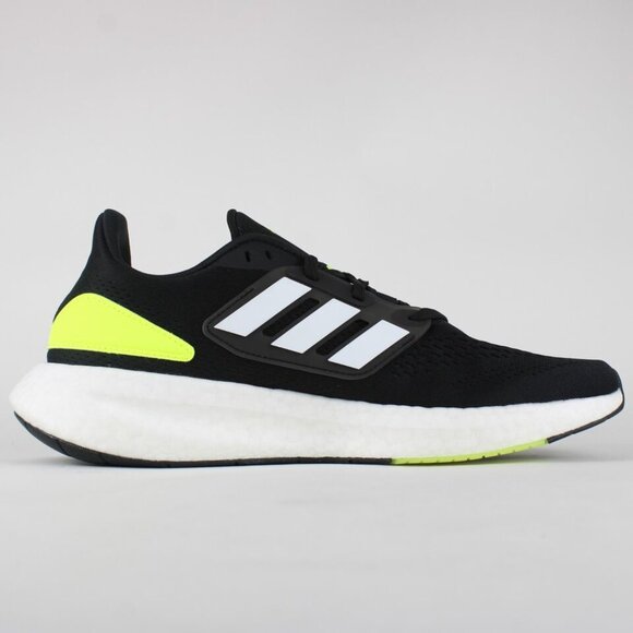 Adidas Pureboost 22 New Men's Black Running Training Shoes HQ1449 Size 10 - Picture 3 of 9